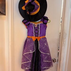 Disney Purple and Orange Witch Costume for Kids